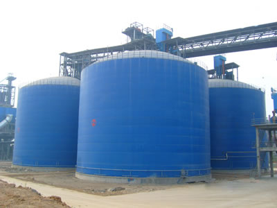 萝北水泥钢板库改造